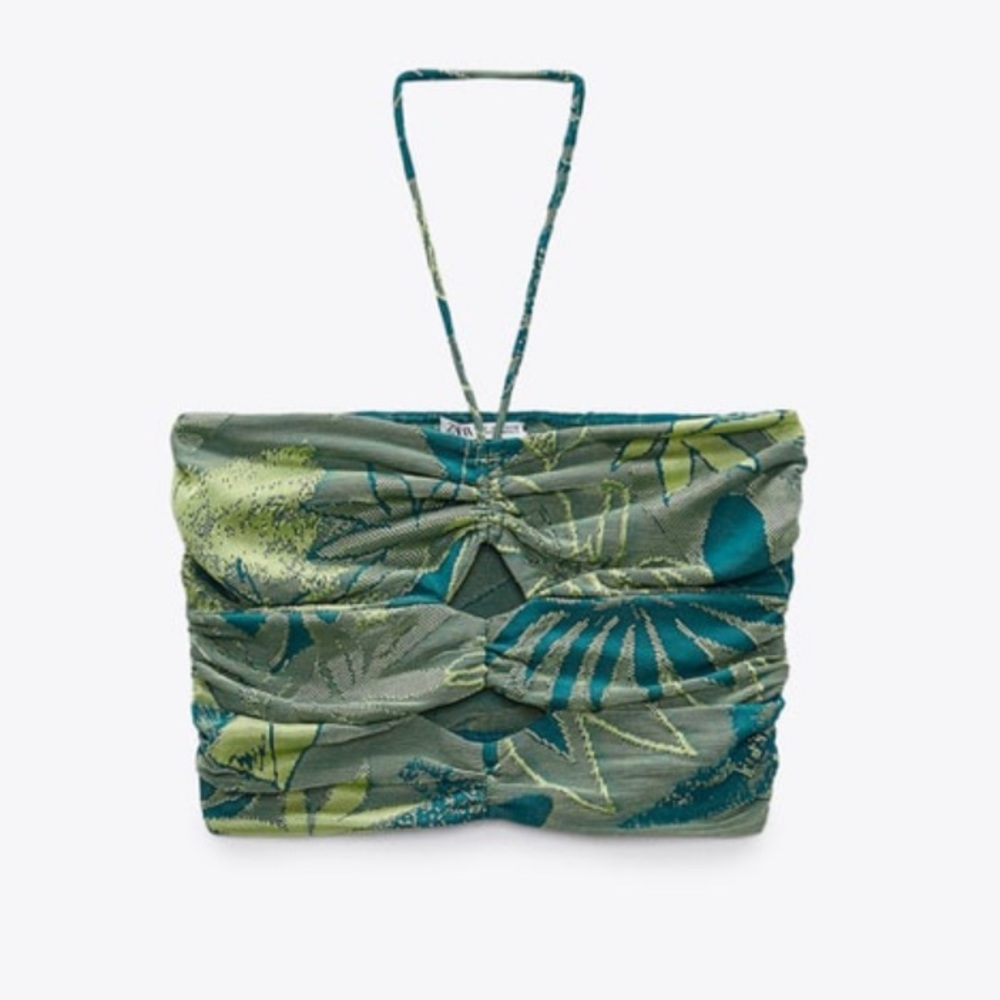 Jacquard Crop Top
